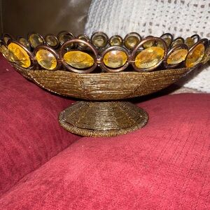 Rare vintage basket, unique fruit basket, antique organizer,